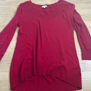 Women’s red sweater